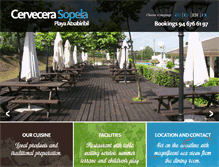 Tablet Screenshot of cervecerasopela.com